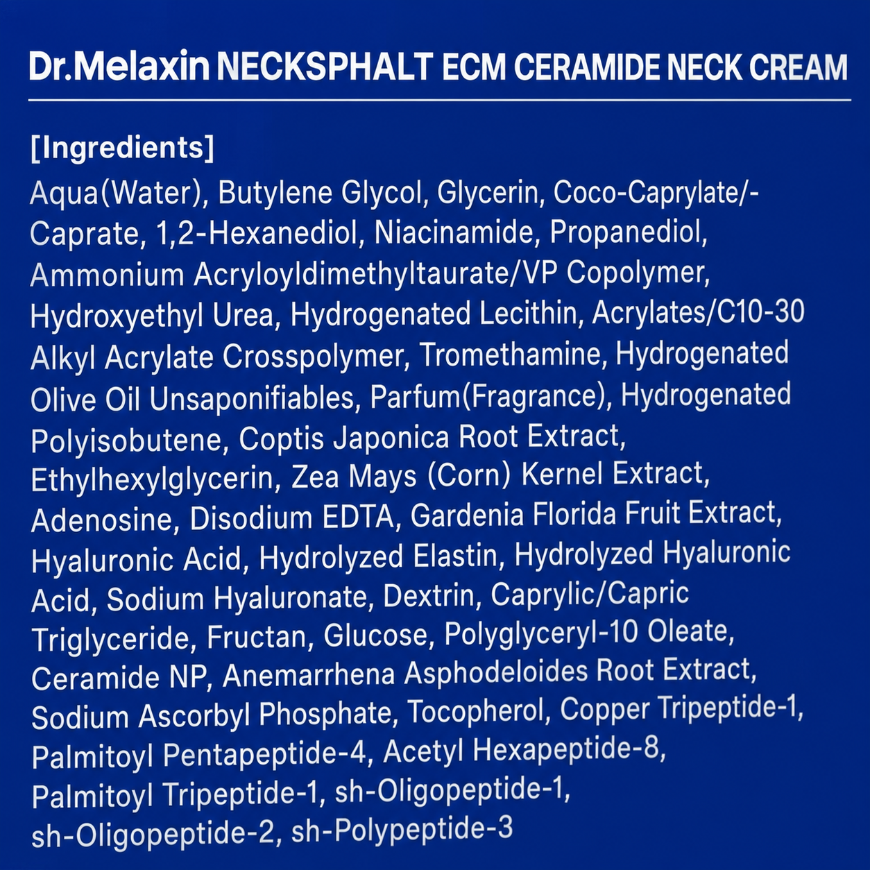 Dr.Melaxin Necksphalt ECM Barrier Cream - 1.69 fl oz (50ml)