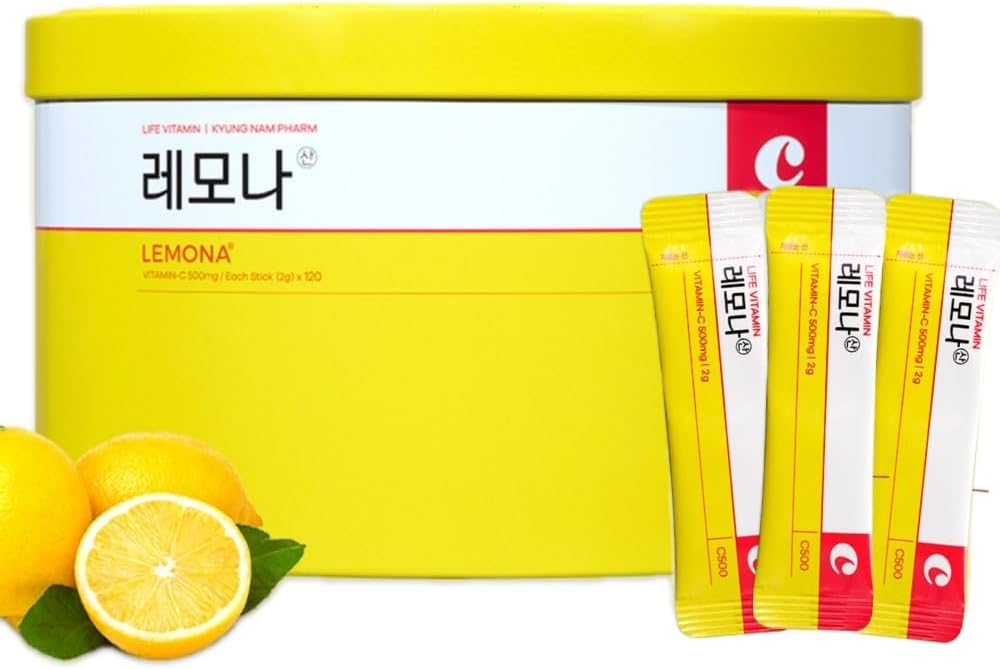 LEMONA Official Vitamin C 500mg, 120 Sticks 4 Month