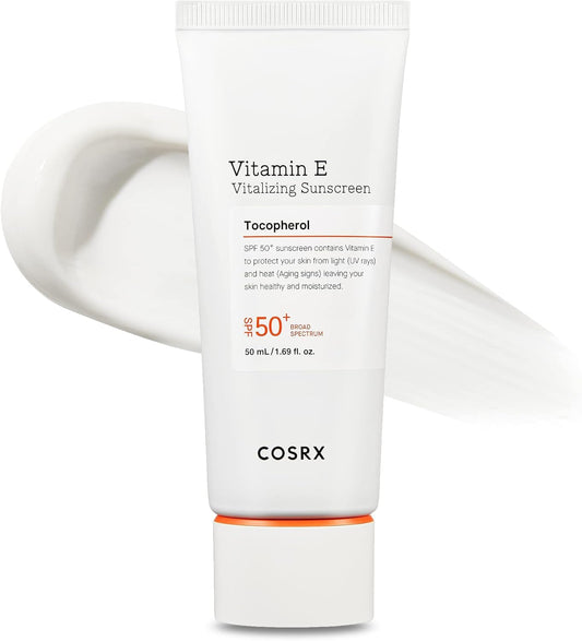 COSRX Vitamin E Vitalizing Face Sunscreen SPF 50(1.69 fl oz)