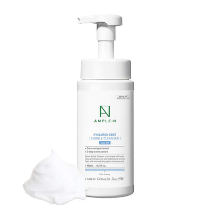 AMPLE:N Hyaluron Shot Bubble Cleanser  (15.21 Fl.Oz/ 450ml)