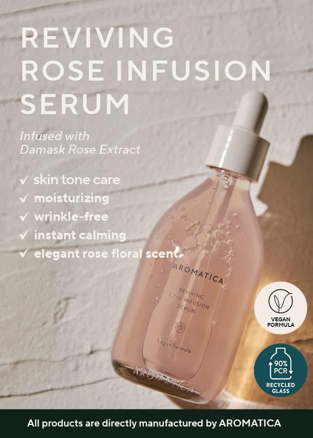 AROMATICA Reviving Rose Infusion Serum(3.3 fl. oz / 100ml)