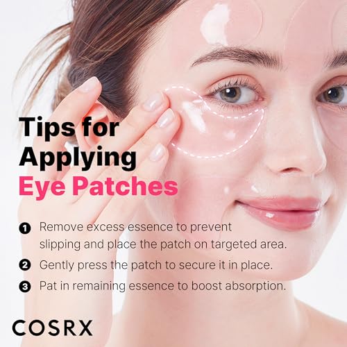 COSRX Pink Peptides Collagen Hydrogel Eye Patch, 60 Under Eye Patches