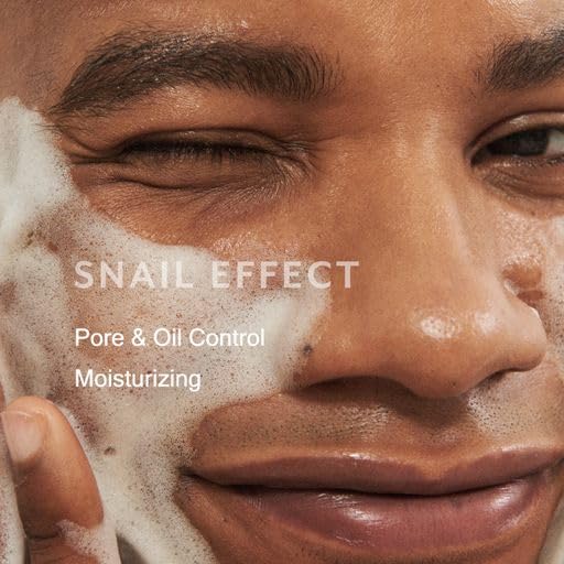 MIZON Set completo de cuidado facial coreano: Crema reparadora de baba de caracol, Ampolla intensiva reparadora de baba de caracol, Limpiador facial en espuma reparador de baba de caracol y Crema para el contorno de ojos reparadora de baba de caracol. 
