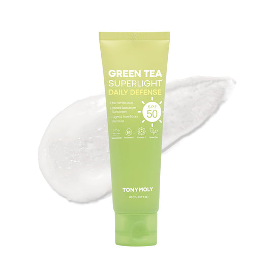TONYMOLY Green Tea Korean Sunscreen SPF 50, Travel Size 50ml