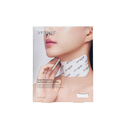 Mascarilla Avajar Perfect Neck Age Wrinkle Control (5 unidades) 