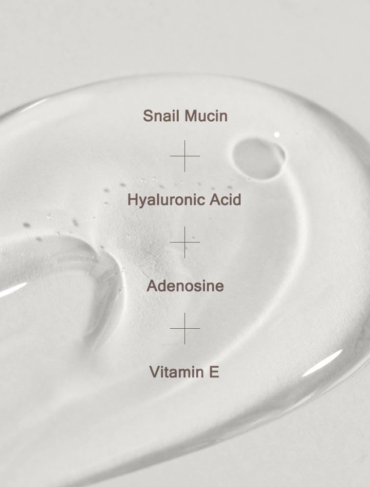 MIZON Snail Repair Intensive Essence Snail Mucin Adenosine Hyaluronic Acid Centella Asiatica Improves Skin Fine Line Treatment Smooth Skin Korean Skincare (3.38 fl oz)