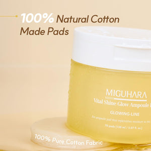 MIGUHARA Vital Shine Glow Ampoule Pad