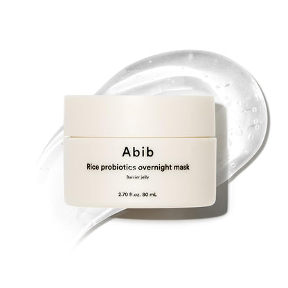 Mascarilla nocturna de gelatina protectora con probióticos de arroz Abib 2.7 fl oz 