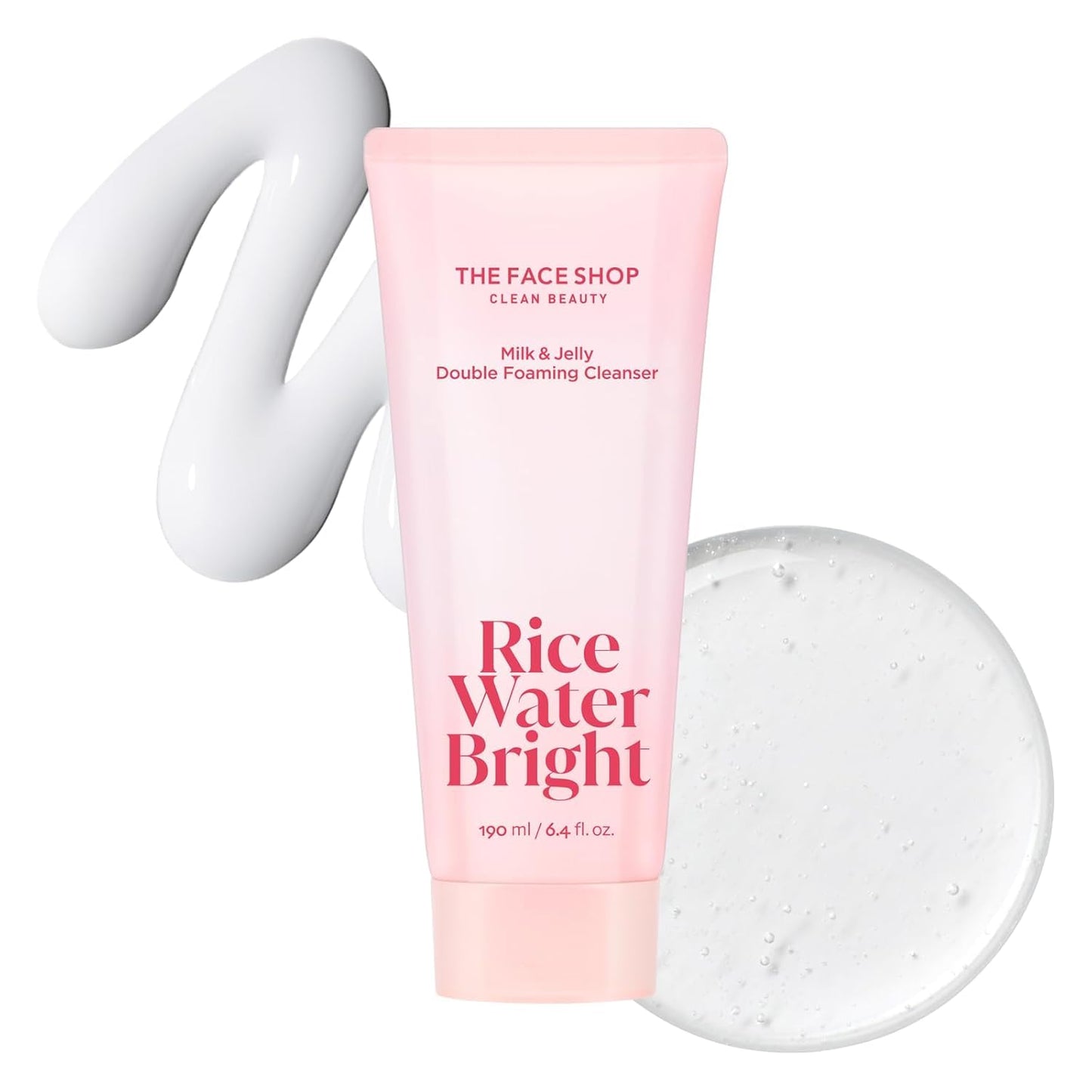 The Face Shop Rice Water Bright Milk & Jelly Double Cleanser - 6.4 fl. oz.