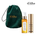 d'Alba White Truffle Royal Serum + Double Serum All-in-One Multi Balm + Velvet Pouch Set