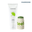 Charmzone Ginkgo Cleansing Foam 200ml & Avo Mask Pack 2-Piece Set