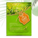 Hydration-replenishing Green Tea Moisture Pack, Green Tea Sheet Pack, Green Tea Mask Pack, Skin Soothing, 10-Pack