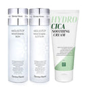 3-Piece Skincare Set (Whitening Toner + Whitening Lotion + Cica Moisturizing Cream) / Blemish Care / Hydration