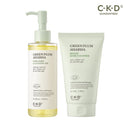 CKD Green Plum AHA BHA Cleansing Oil 200ml + Pack Soap 130g Set