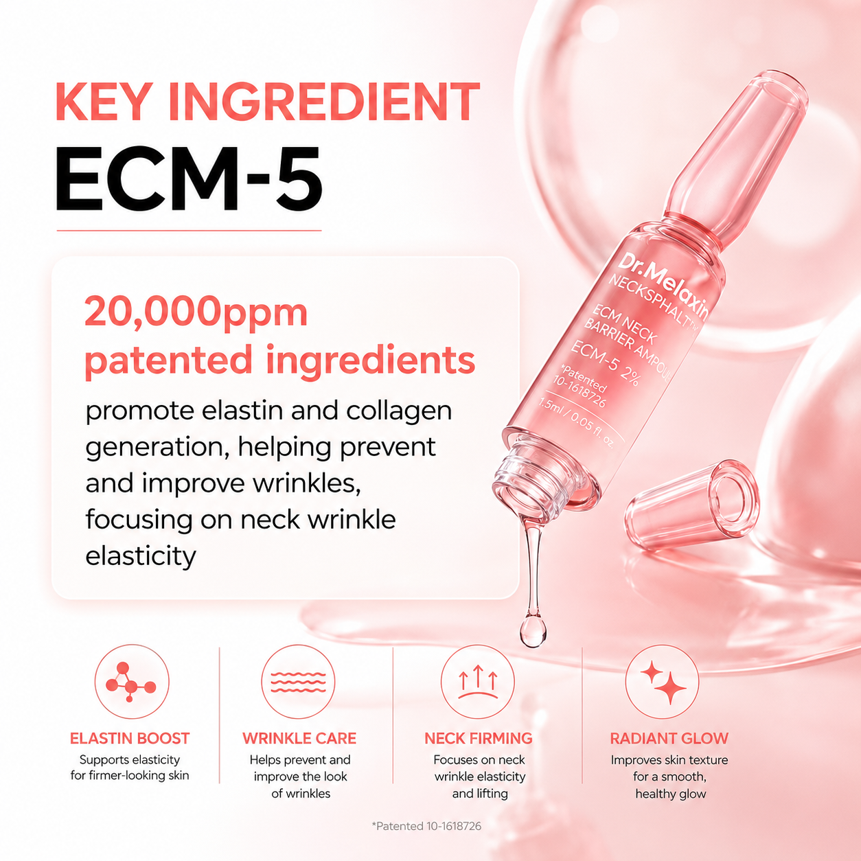 Dr.Melaxin Necksphalt ECM Barrier Ampoule, 1.5ml*10ea