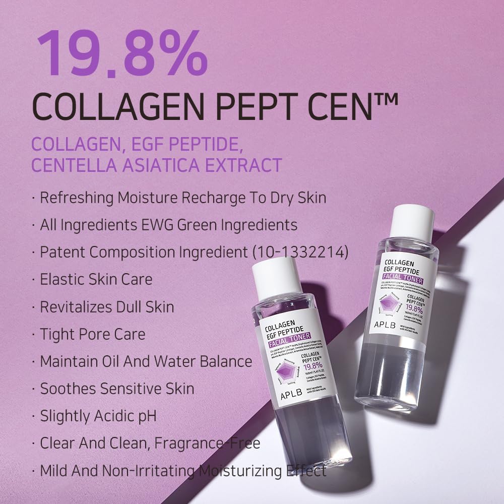 APLB Collagen EGF Peptide Facial Toner (5.41 Fl.Oz/ 160ml)