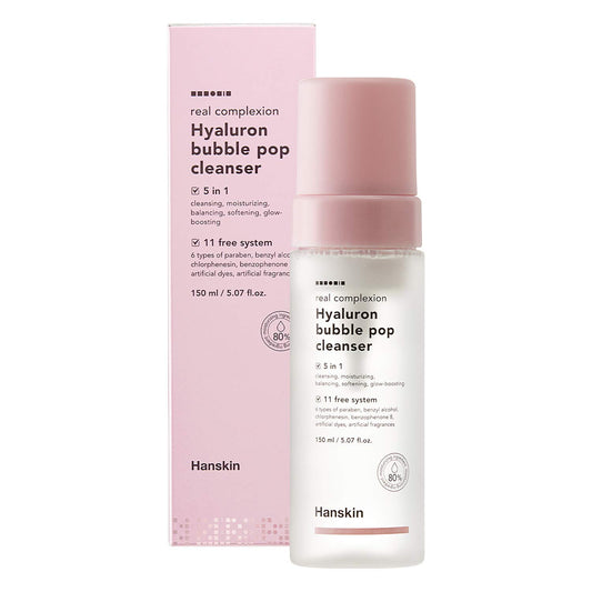 Hanskin Real Complexion Hyaluron Bubble Pop Cleanser (5.07 Fl.Oz /150ml)