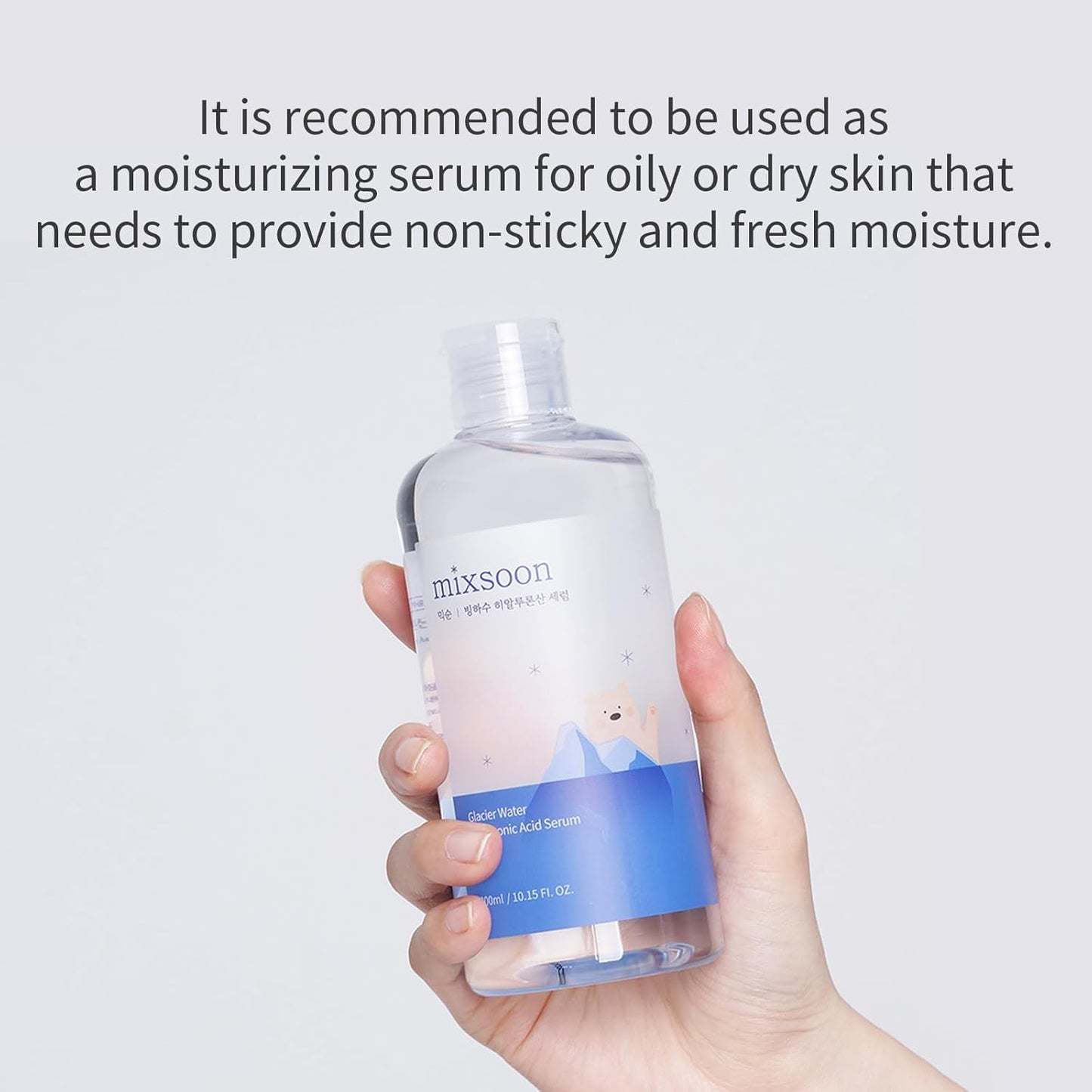 mixsoon Glacier Water Hyaluronic Acid Serum (3.38 Fl.Oz/ 100ml)