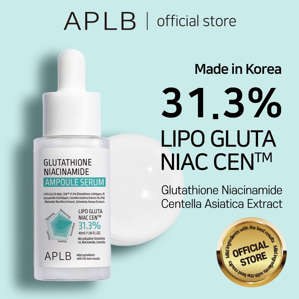 APLB Glutathione Niacinamide Ampoule Serum (1.35 Fl.Oz/ 40ml)