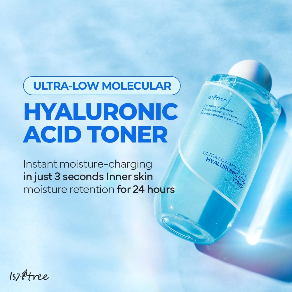 IsNtree Ultra-Low Molecular Hyaluronic Acid Toner (10.14 Fl.Oz/300ml)