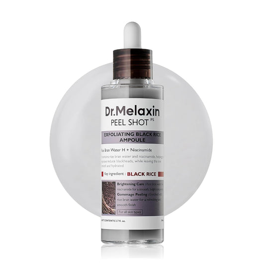 Dr.Melaxin Peel Shot Glow Black Rice Peeling Ampoule 80ml