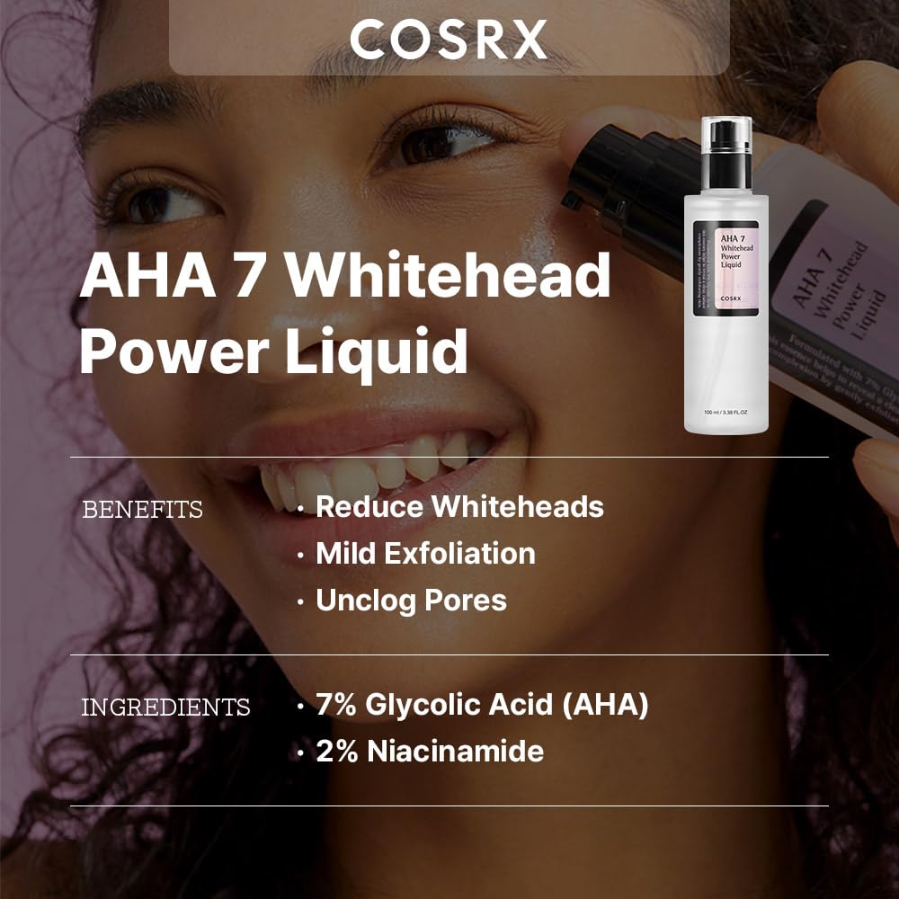 COSRX AHA 7 Whitehead Power Liquid (3.38 Fl.Oz/ 100ml)