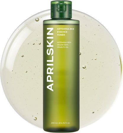 Tónico facial de arroz coreano Aprilskin Artemisia 