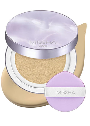 Base de maquillaje en cushion MISSHA Serum Cushion Glow Layering Fit No. 23 Arena Beige Natural 