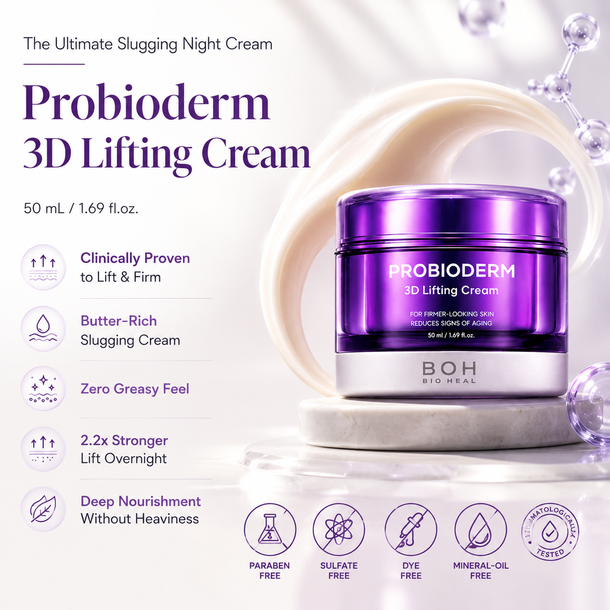 BIOHEAL BOH Probioderm 3D Lifting Cream (1.69 Fl.Oz/ 50ml)