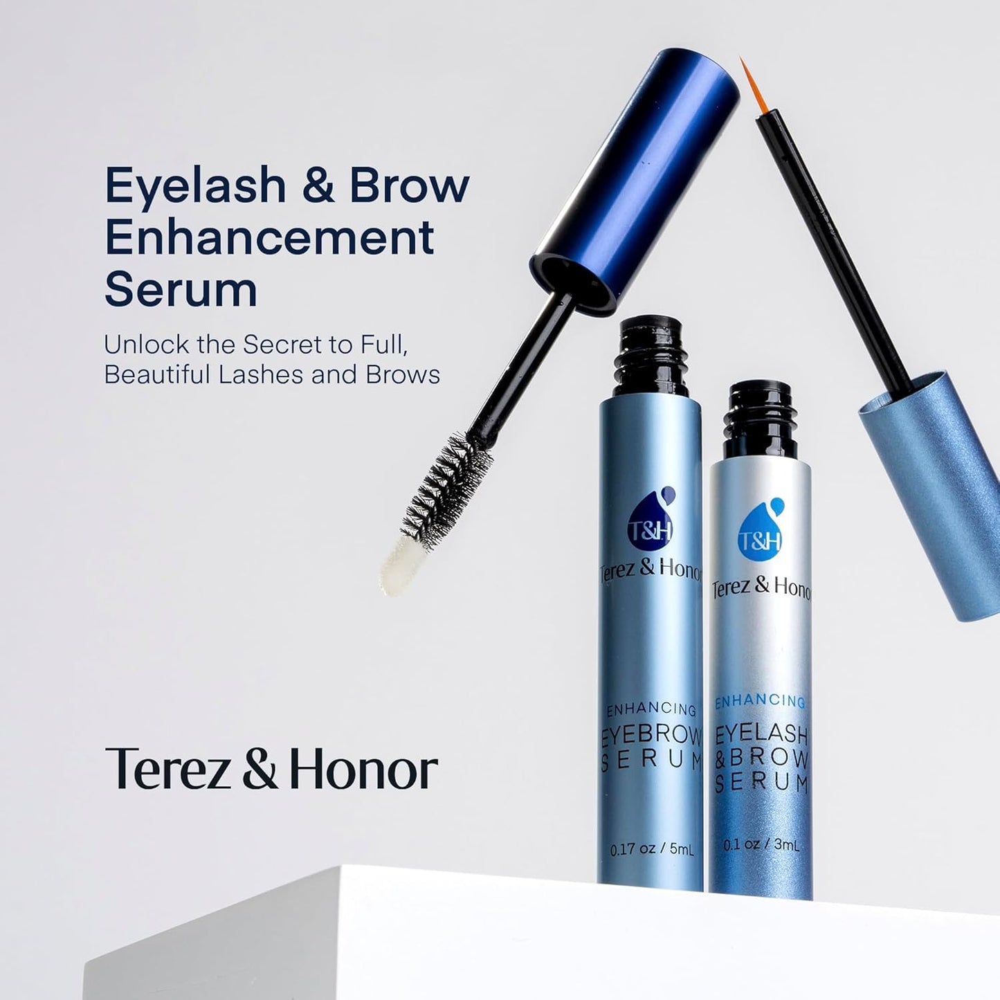Terez & Honor Set de Suero Avanzado para el Crecimiento de Pestañas y Cejas