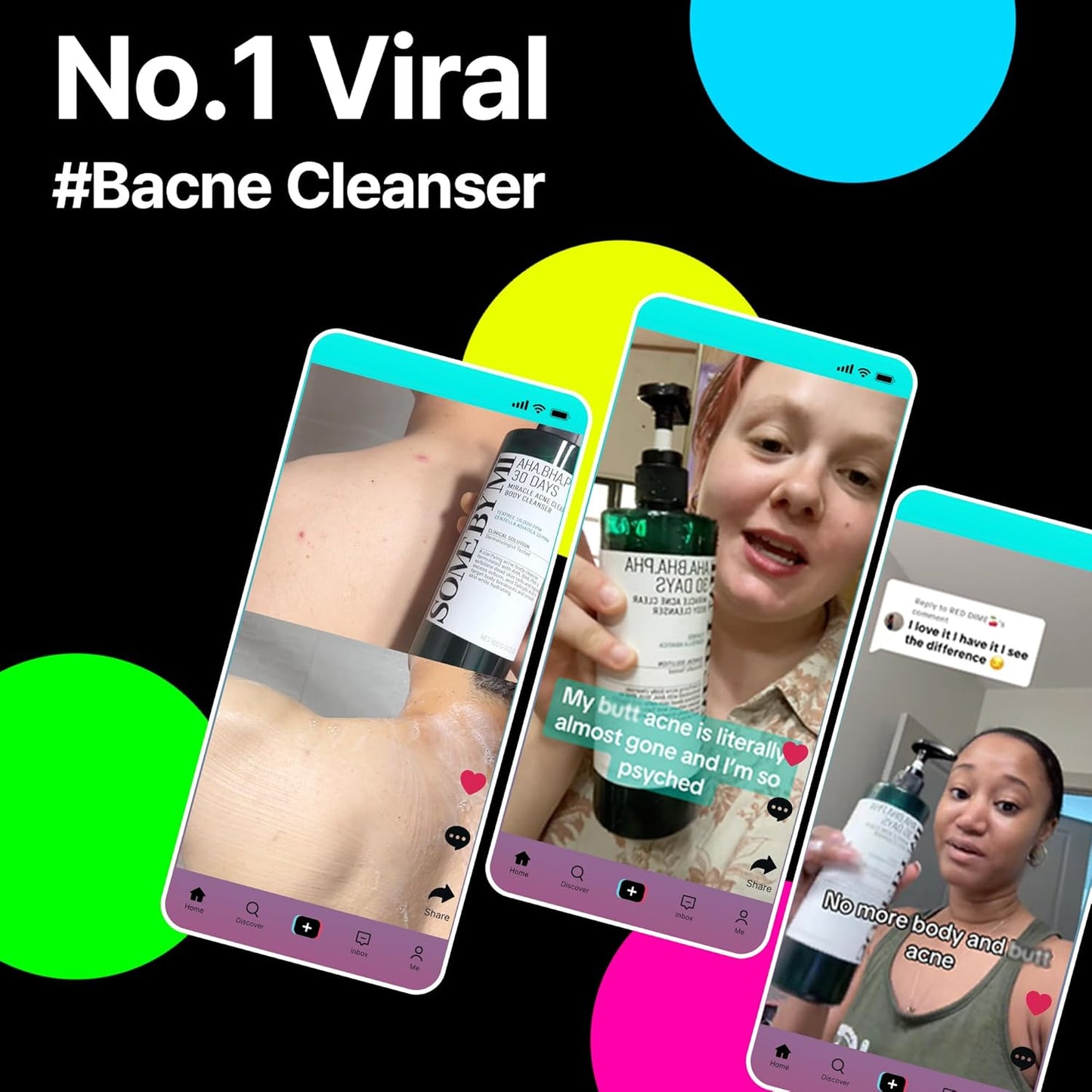 SOME BY MI AHA BHA PHA 30 Days Miracle Acne Clear Body Cleanse (14.1 oz. /400g)