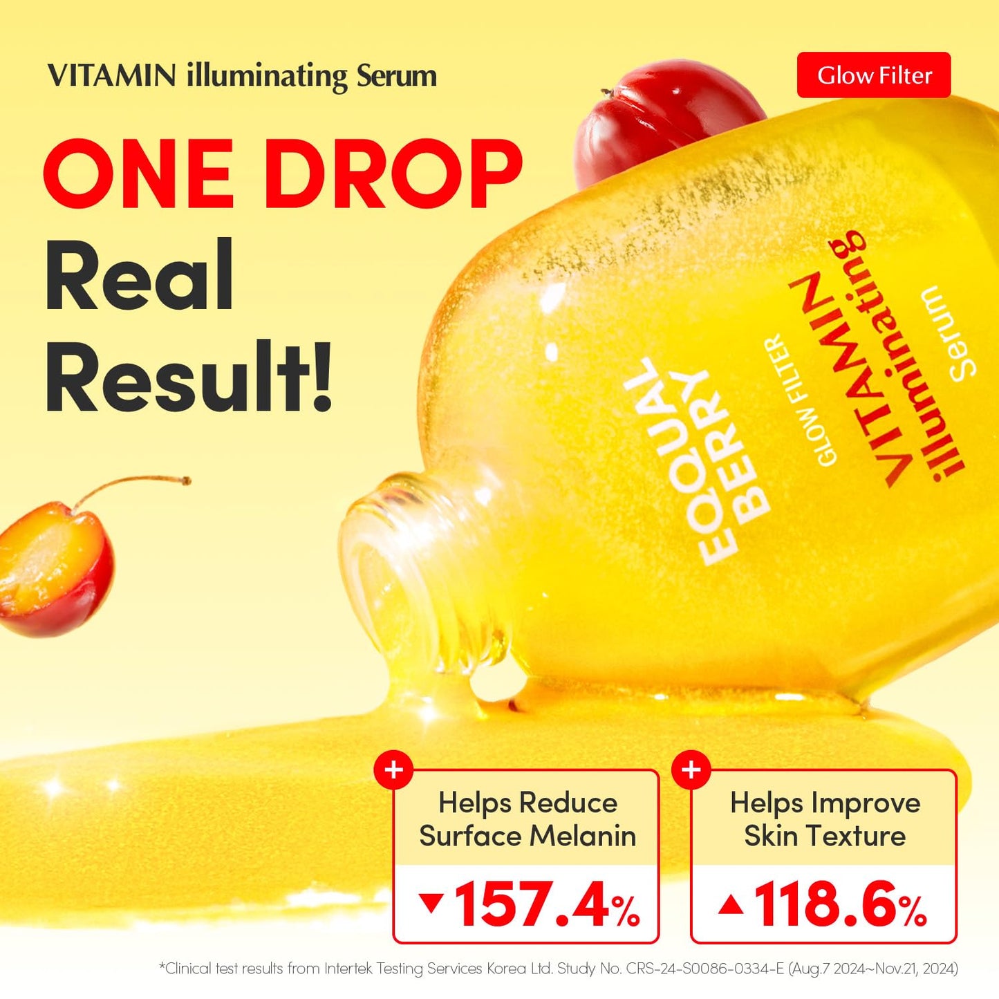 EQQUALBERRY Vitamin Illuminating Serum, 1.01 fl.oz