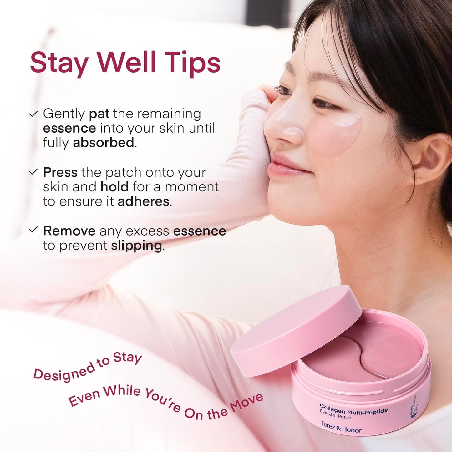 Terez & Honor Peptide Collagen Under Eye Patches 60 Pcs