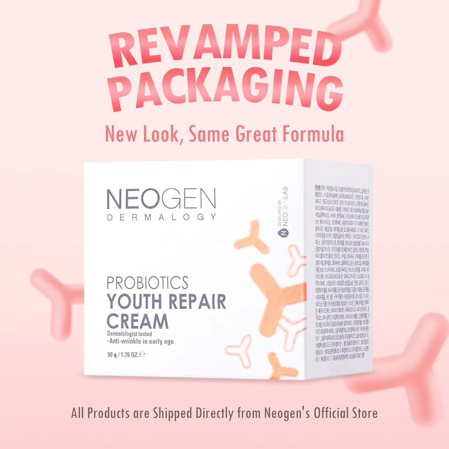 Neogen Dermalogy Probiotics Youth Repair Skin Cream 1.76 oz