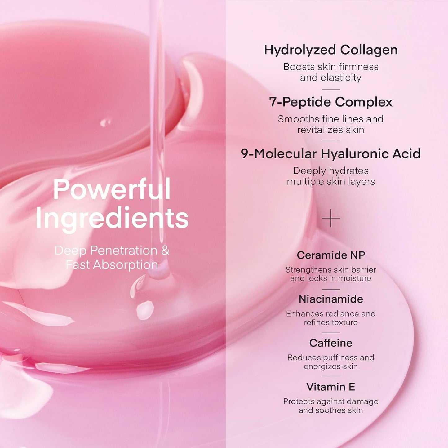 Terez & Honor Peptide Collagen Under Eye Patches 60 Pcs