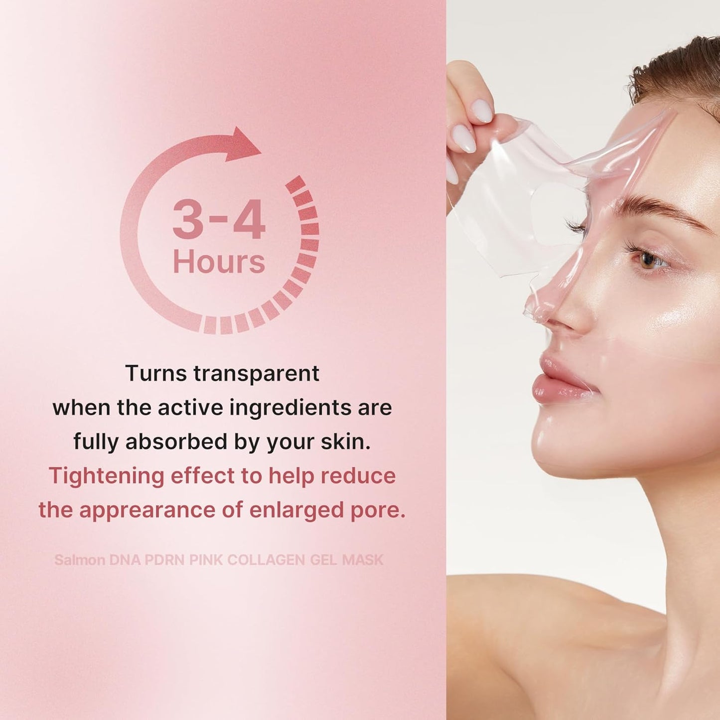 medicube Jelly Gel Mask with Salmon DNA PDRN Pink Collagen, 28g x 4ea