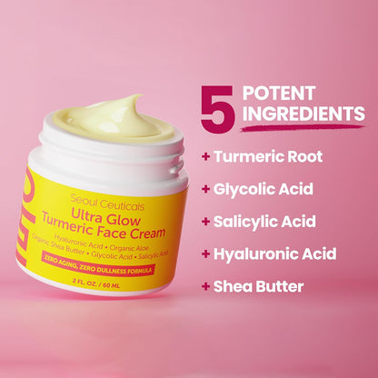 Crema de cúrcuma para el cuidado de la piel coreana SeoulCeuticals 
