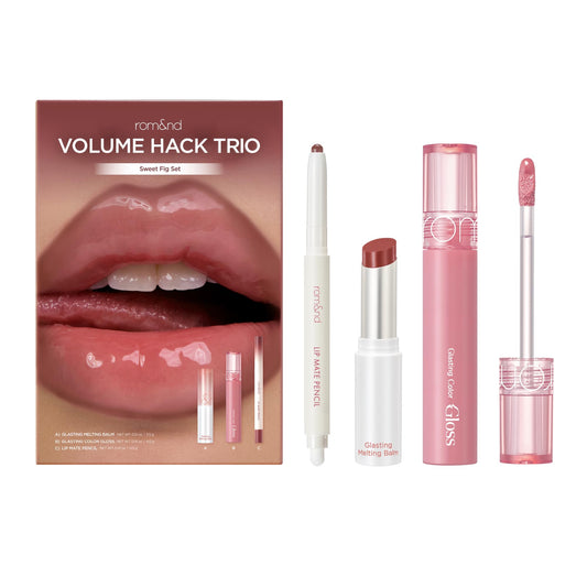 rom&nd Volume Hack Trio Sweet Fig Set, 3-in-1 Kit
