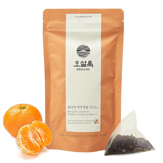 OSULLOC Tangerine Tea (Refreshing Jeju Tangerine Flavor)