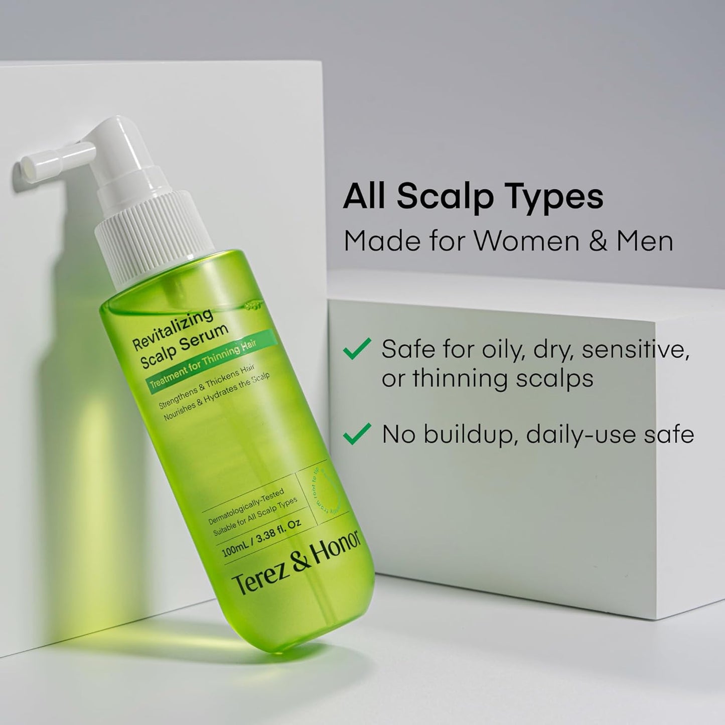 Terez & Honor Revitalizing Scalp Serum (3.38 Fl.Oz/ 100ml)