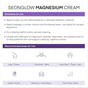 Seonglow Magnesium Cream for Sleep & Leg Cramps 4.06 Fl Oz