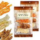 JOKUNA - หมึกแห้งเกาหลี - หมึกเนื้อนุ่มและเคี้ยวได้ (เผ็ด, เนย, ย่าง) (ผสม - 2 แพ็ค)