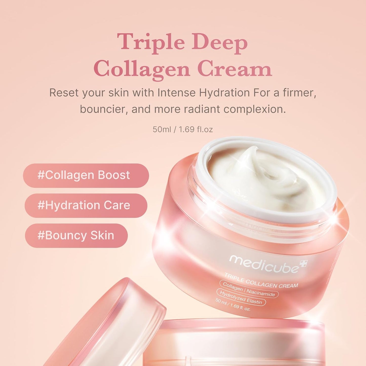 medicube Triple Collagen Cream, 1.69 oz