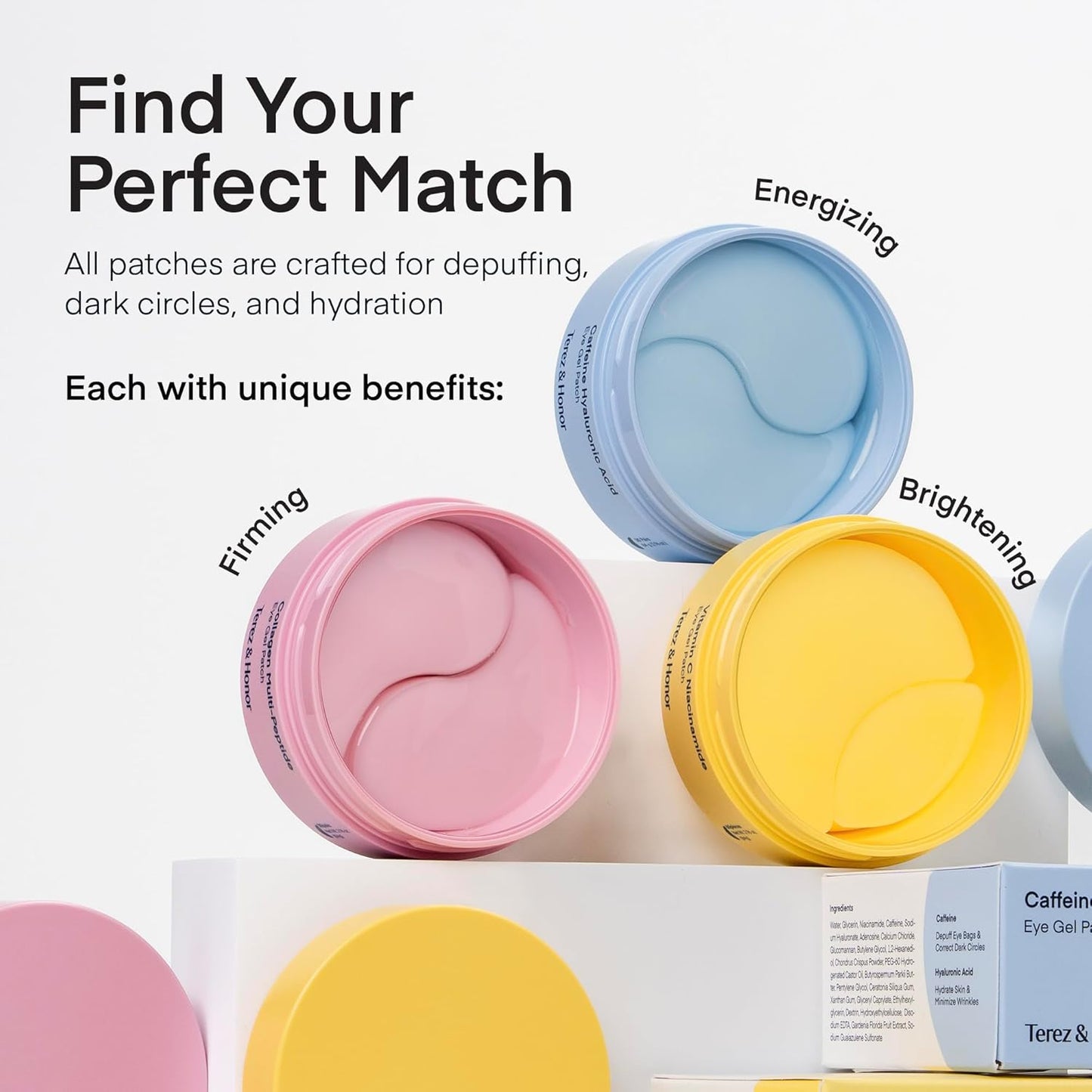 Terez & Honor Vitamin C Niacinamide Eye Patches