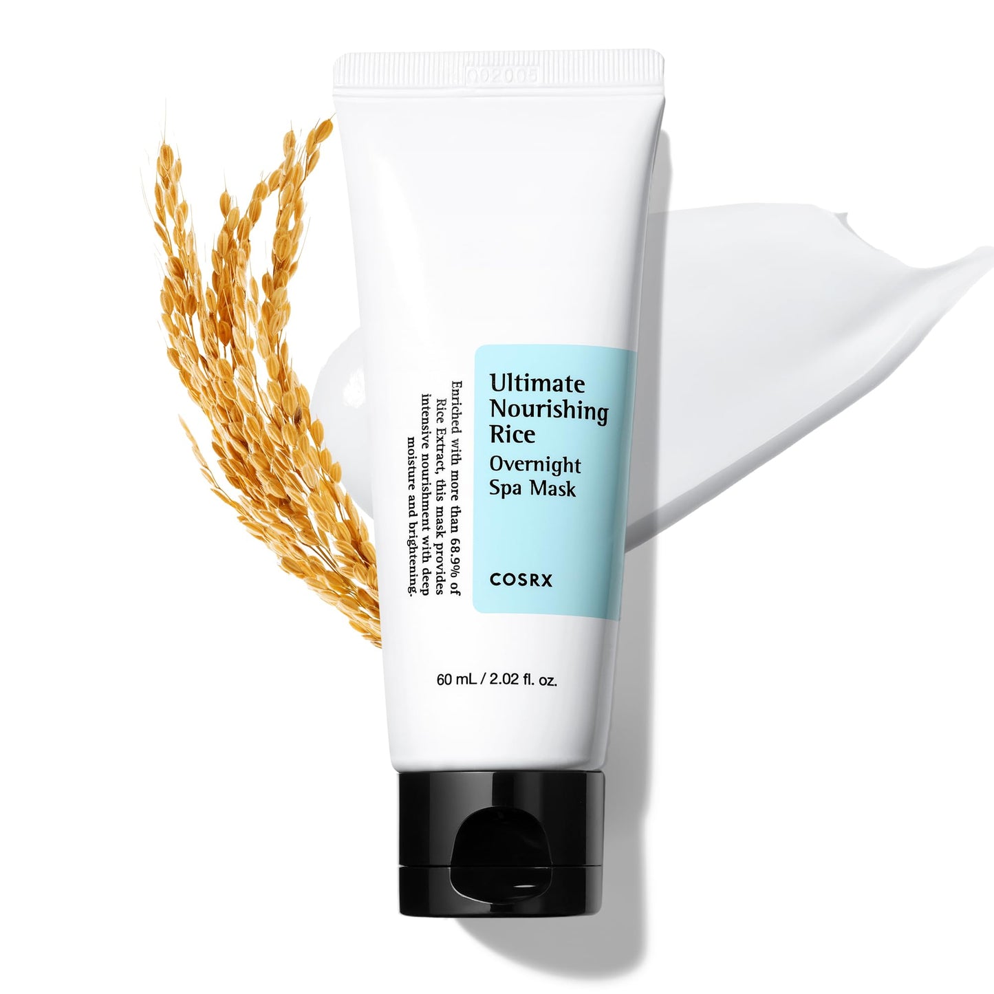 COSRX Ultimate Nourishing Rice Overnight Spa Mask, 60ml / 2.02 fl.oz