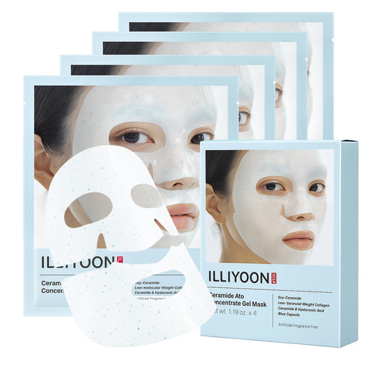 Illiyoon Ceramide Ato Concentrate Gel Face Mask | 34g x 4ea