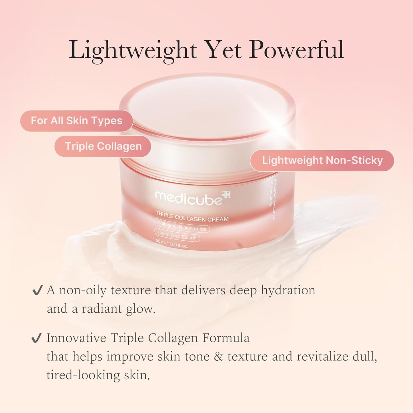 medicube Triple Collagen Cream, 1.69 oz