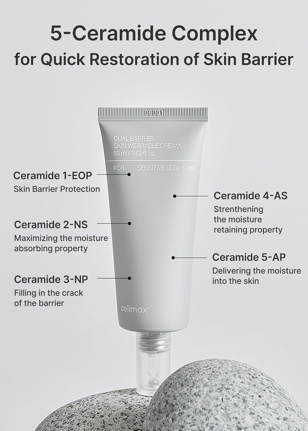Crema de doble barrera para la piel Celimax 