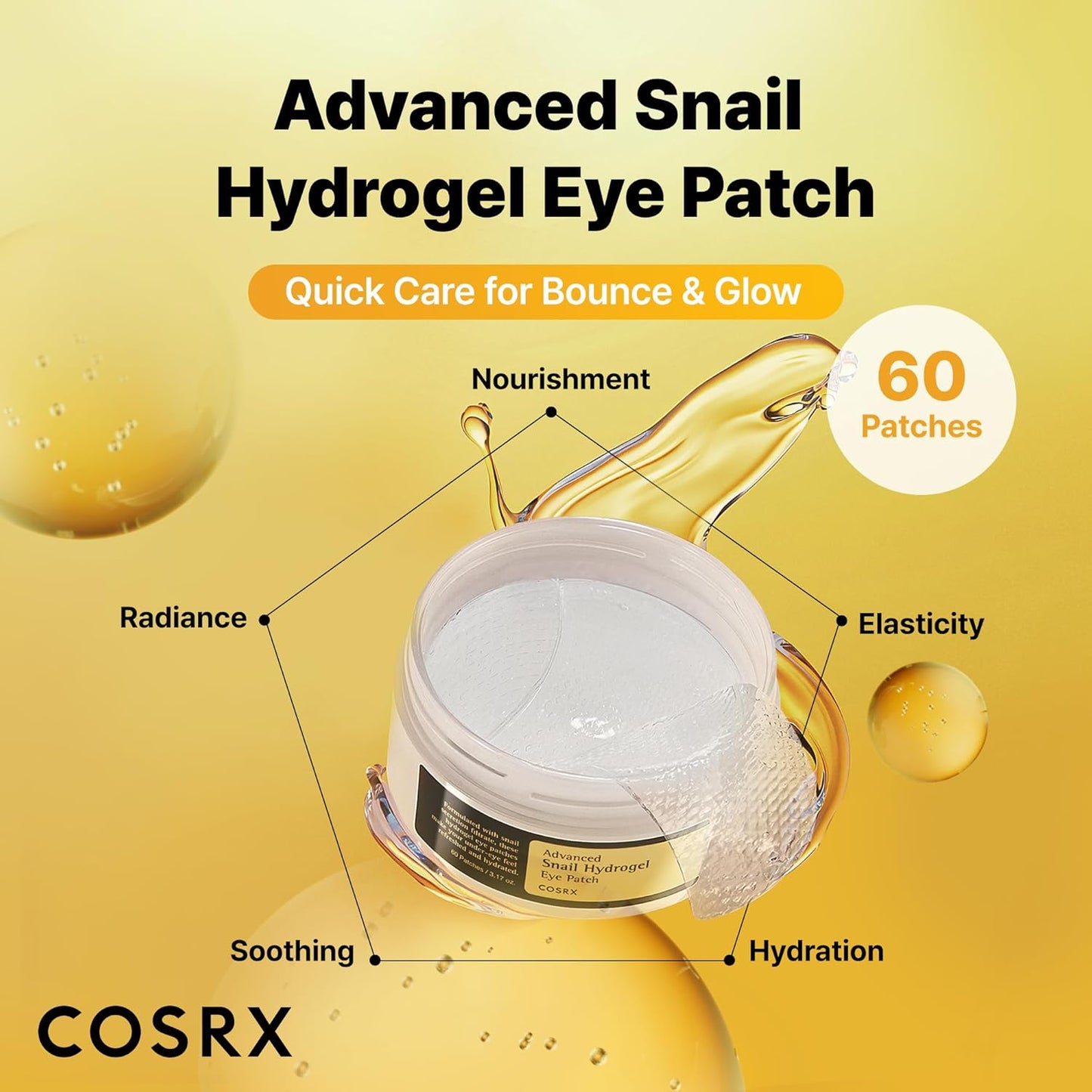 COSRX Advanced Snail Hydrogel Eye Patch (60pc)