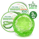 The Flora Aloe Vera Soothing Gel 100% Pure Moisturizing Soothing Hydrating Cream, 300ml, 3 Pieces